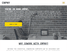 Tablet Screenshot of cmpny.com